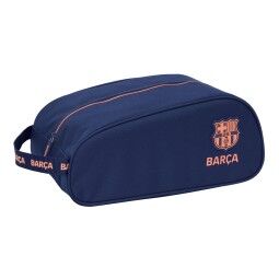 Zapatillero de Viaje F.C. Barcelona Azul marino 34 x 15 x 18 cm