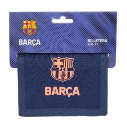 Cartera F.C. Barcelona Azul marino 12,5 x 9,5 x 1 cm